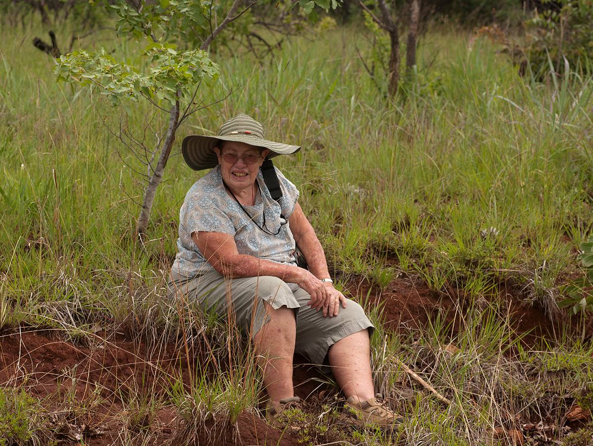 Meg at the Mpinge Pass